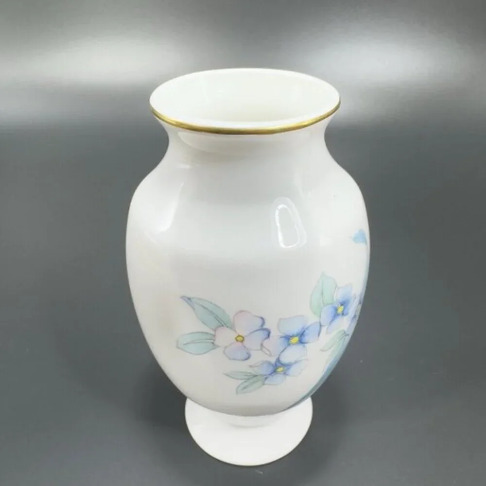 Christopher Stuart Bone China Porcelain‎ Small Bud Vase Floral Pattern Vase VTG